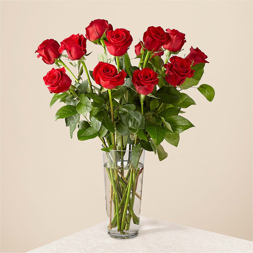 Long Stem Red Rose Bouquet – La Fleur Bijou, Fort Lauderdale FL