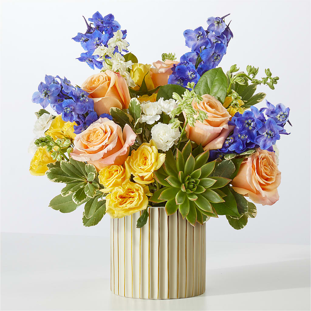 Cobalt Reverie Bouquet – La Fleur Bijou, Fort Lauderdale FL