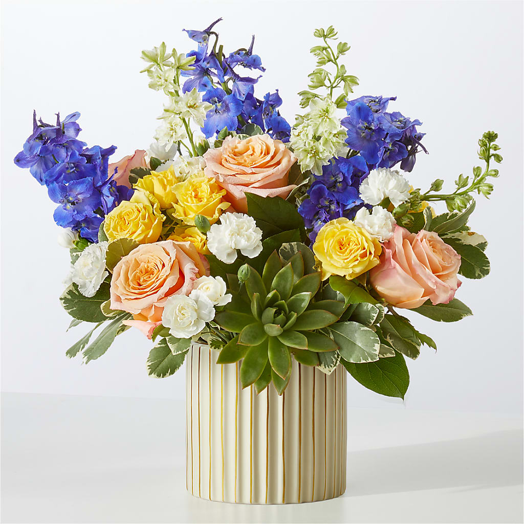Cobalt Reverie Bouquet – La Fleur Bijou, Fort Lauderdale FL