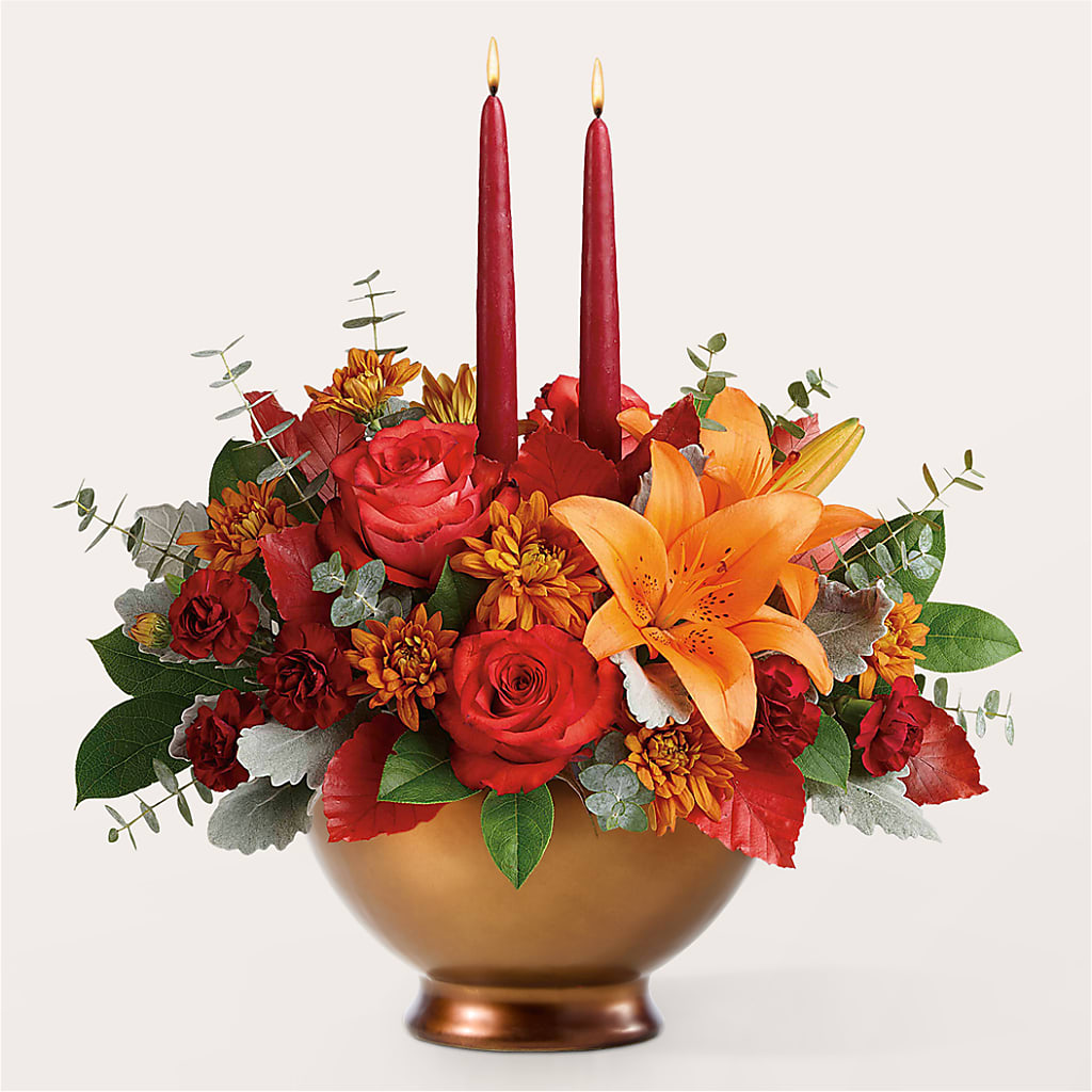 Fruits of Fall Centerpiece – La Fleur Bijou, Fort Lauderdale FL