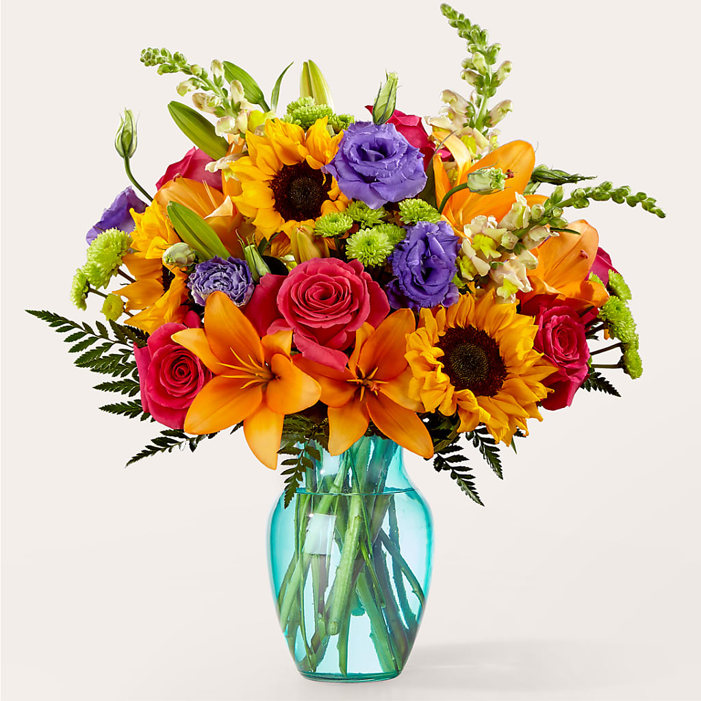 Double Rainbow Bouquet – La Fleur Bijou, Fort Lauderdale FL