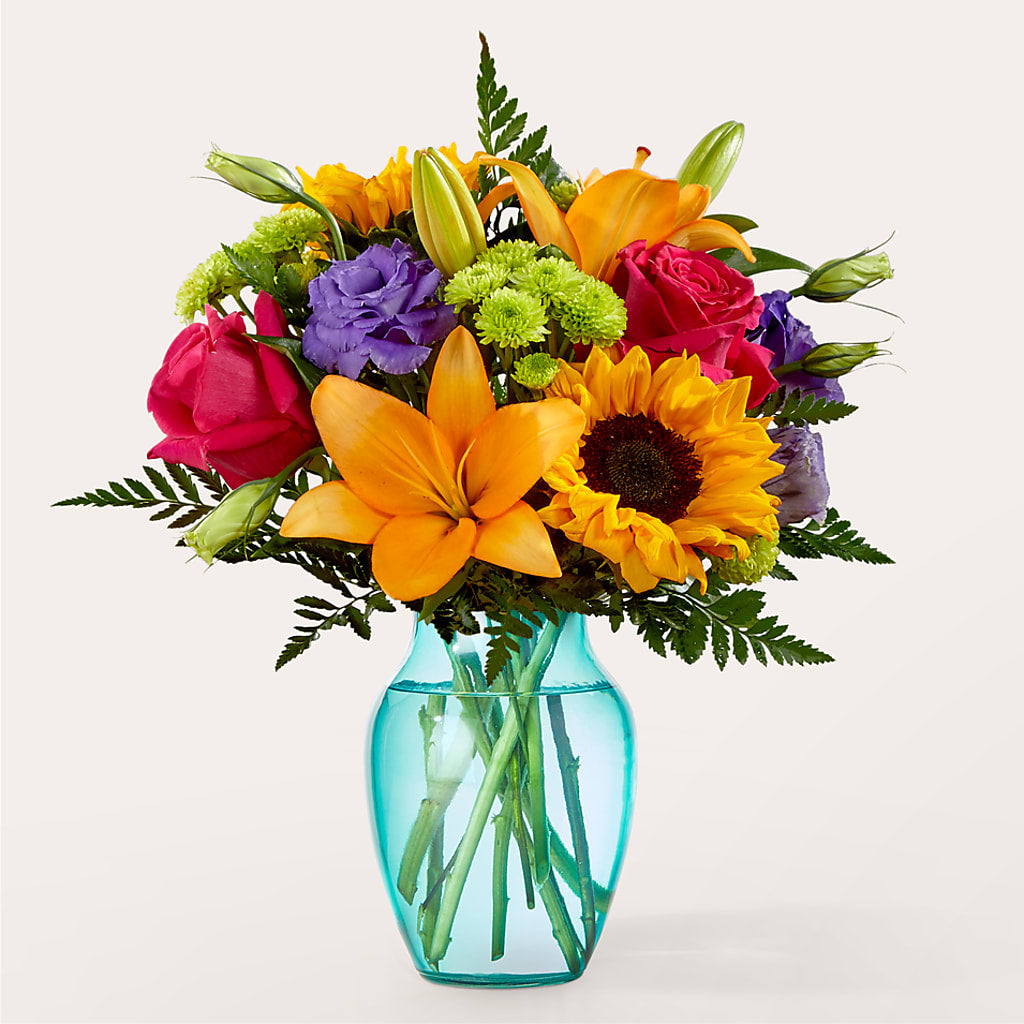 Double Rainbow Bouquet – La Fleur Bijou, Fort Lauderdale FL