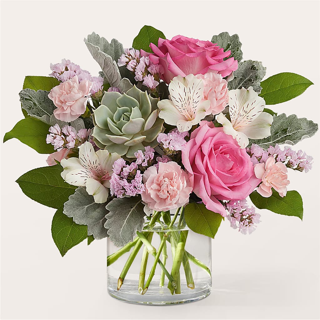 Dusty Rose Bouquet – La Fleur Bijou, Fort Lauderdale FL