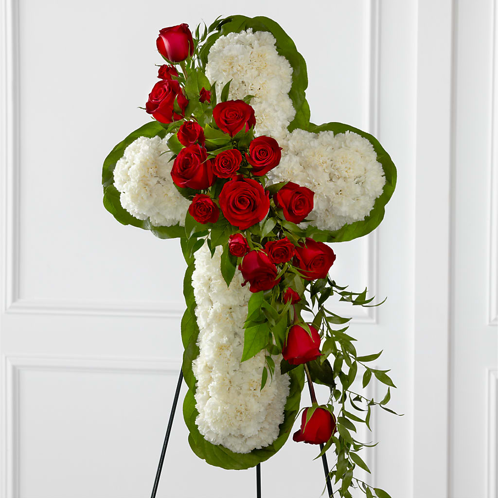 Floral Cross Easel – La Fleur Bijou, Fort Lauderdale FL