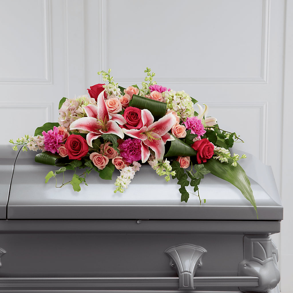 Splendid Grace Casket Spray – La Fleur Bijou, Fort Lauderdale FL