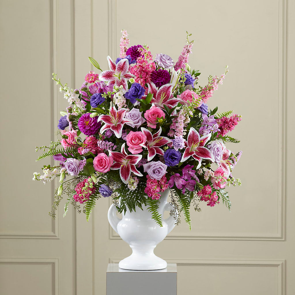 Peaceful Tribute Arrangement – La Fleur Bijou, Fort Lauderdale FL