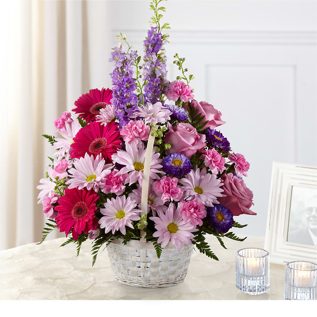 Pastel Peace Basket – La Fleur Bijou, Fort Lauderdale FL