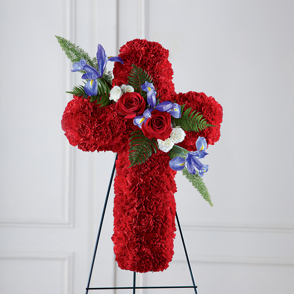 Faithful Hero Floral Cross – La Fleur Bijou, Fort Lauderdale FL
