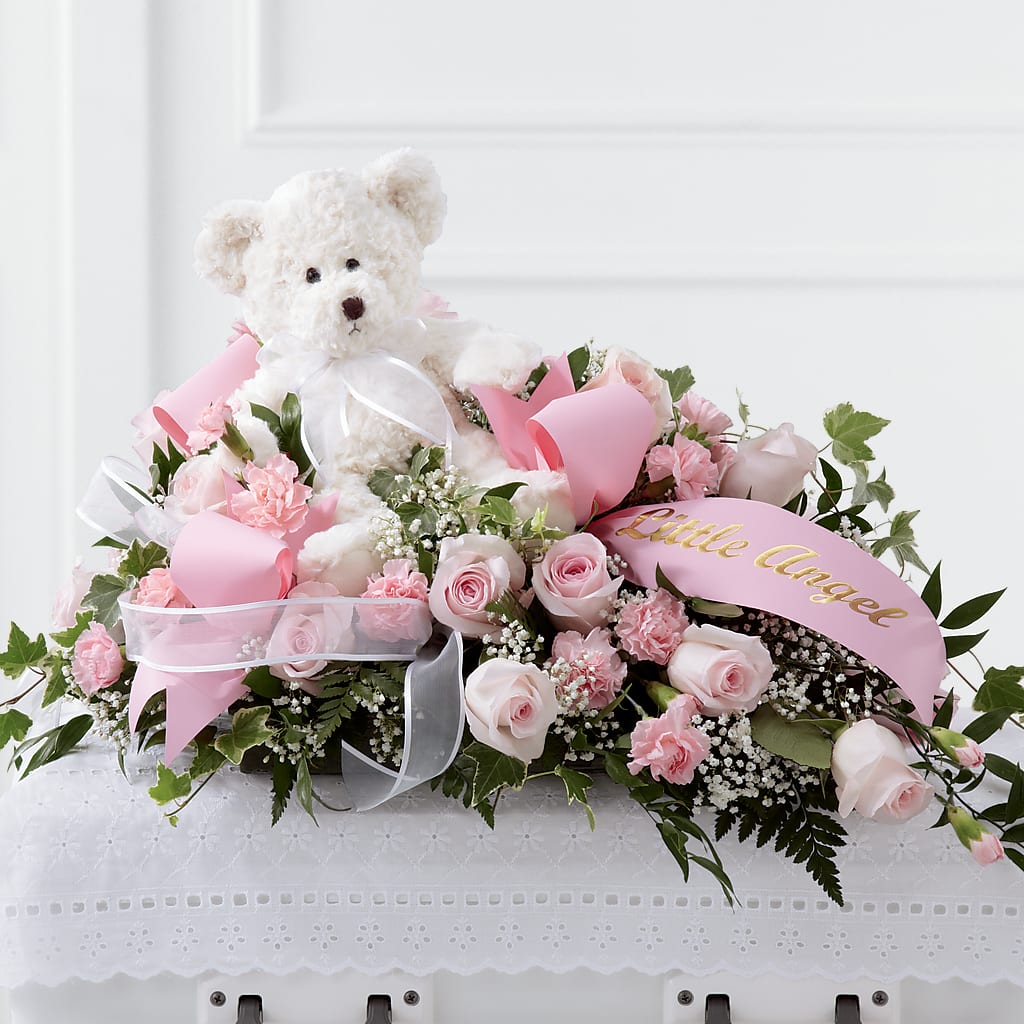 Touch of Sympathy Casket Spray – La Fleur Bijou, Fort Lauderdale FL