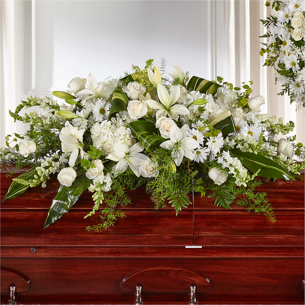 Abundance Casket Spray – La Fleur Bijou, Fort Lauderdale FL