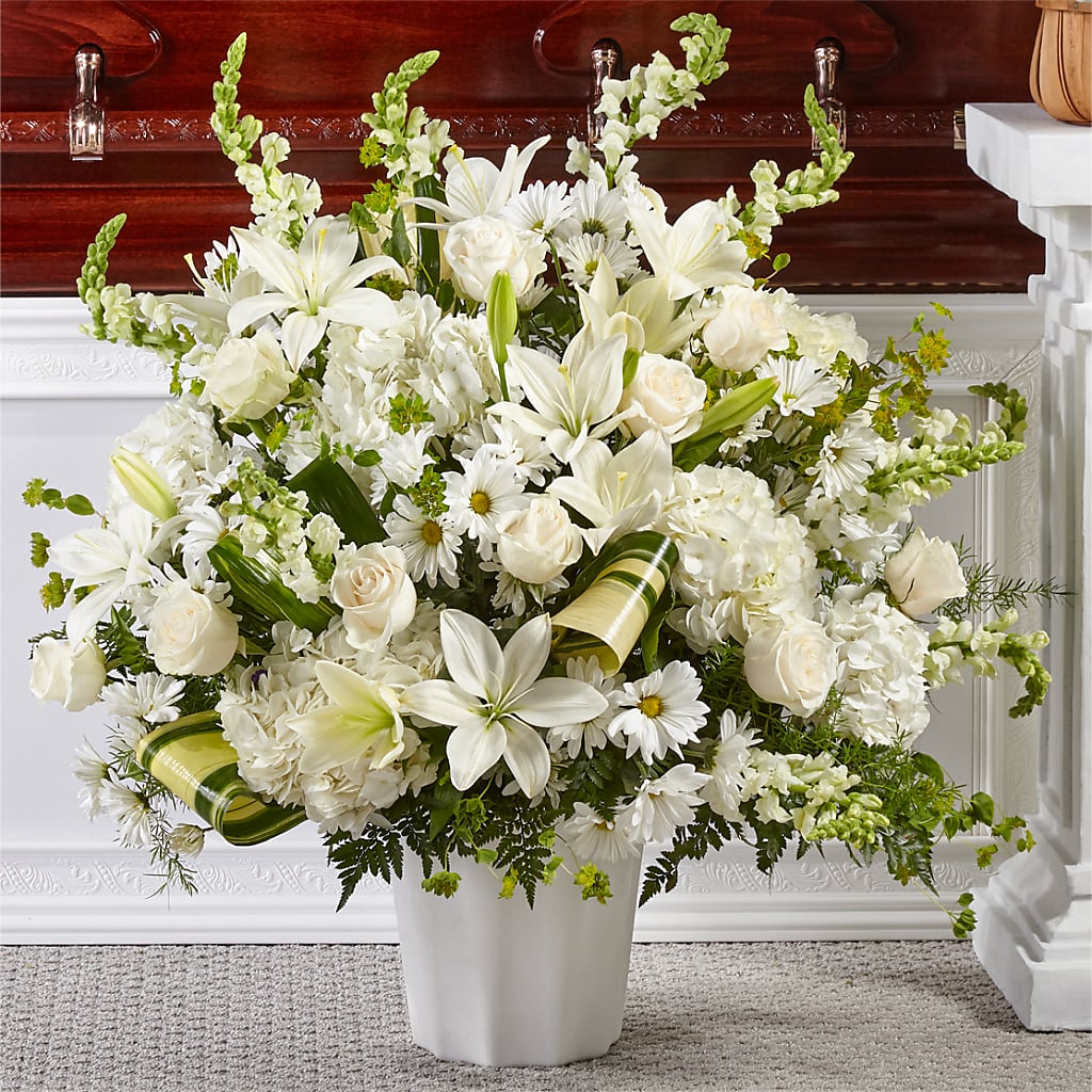 Thoughts of Tranquility Floor Basket – La Fleur Bijou, Fort Lauderdale FL