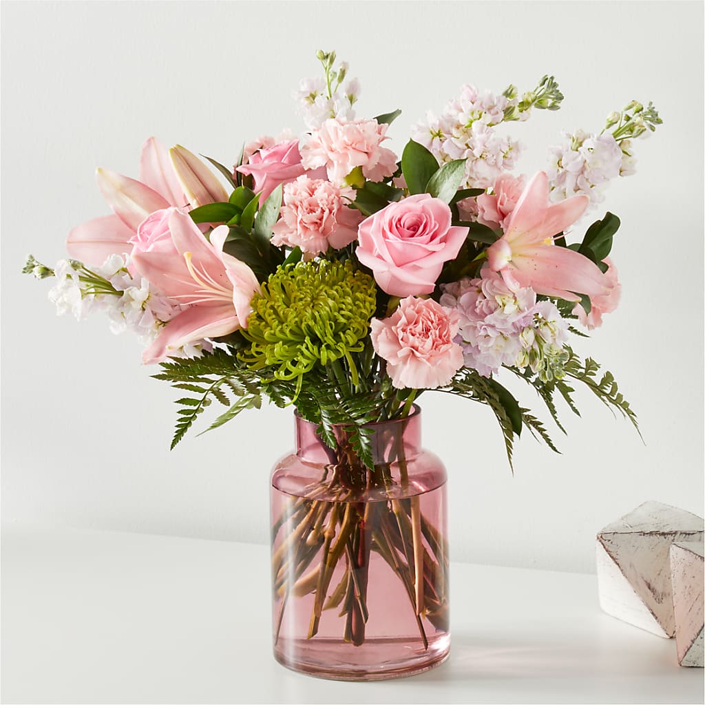 Pretty in Pink Bouquet – La Fleur Bijou, Fort Lauderdale FL