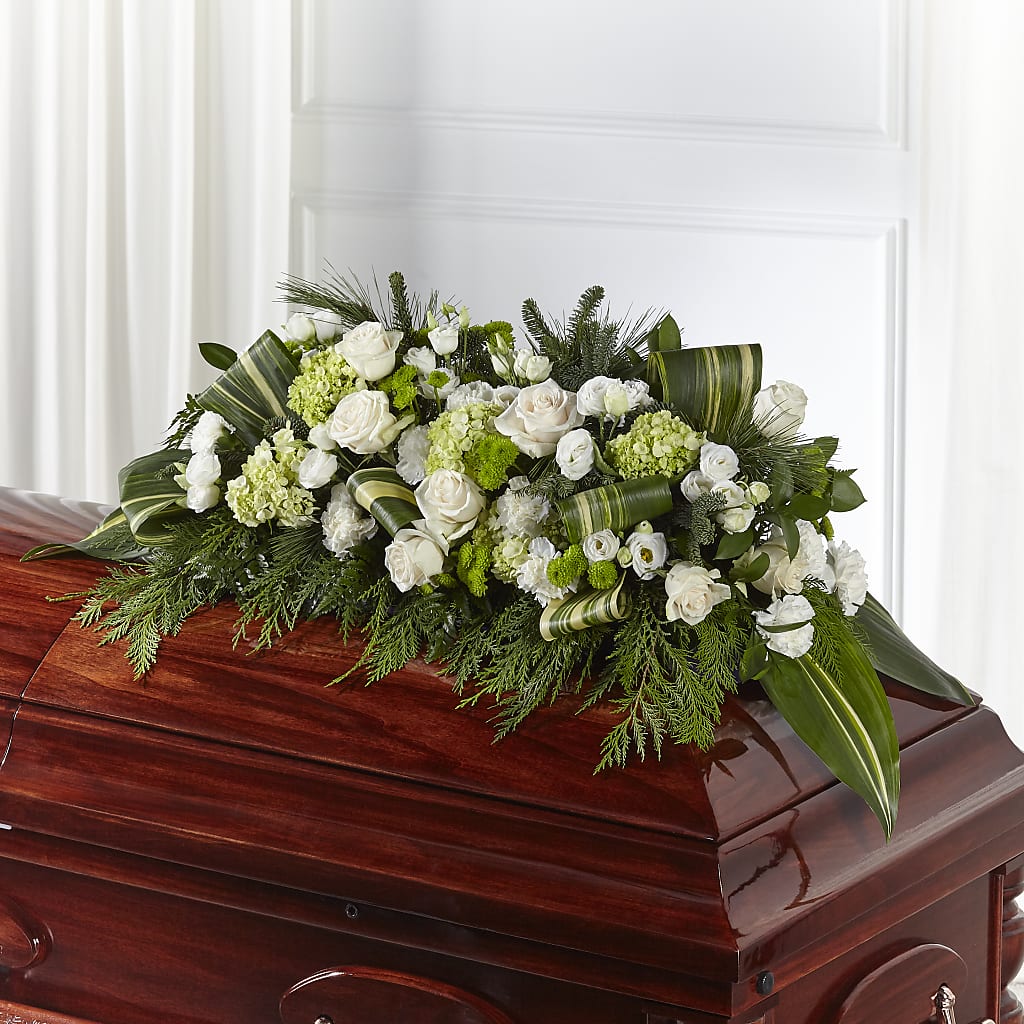 Hopeful Gesture Casket Spray – La Fleur Bijou, Fort Lauderdale FL