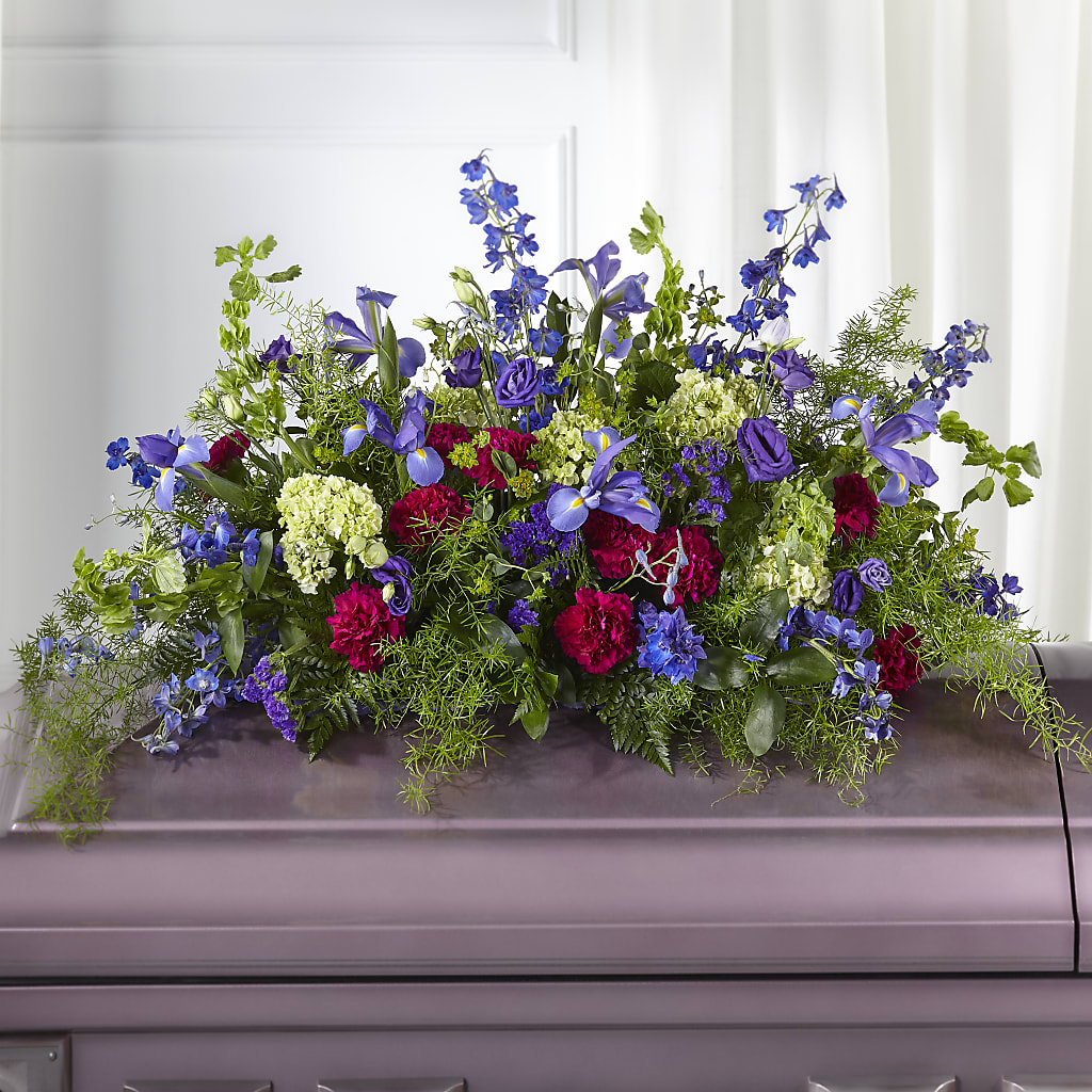 Always Treasured Casket Spray – La Fleur Bijou, Fort Lauderdale FL