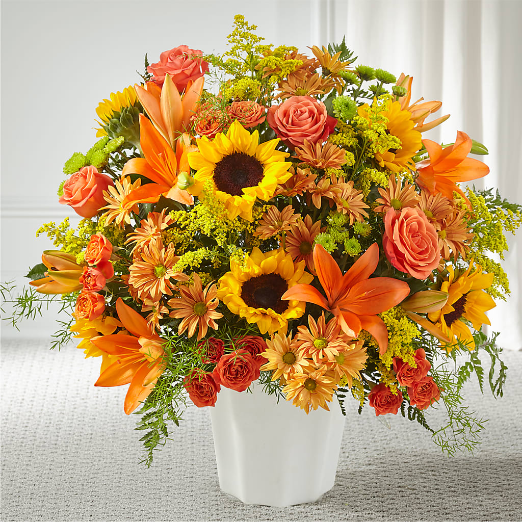 Harvest Thoughts Floor Basket – La Fleur Bijou, Fort Lauderdale FL