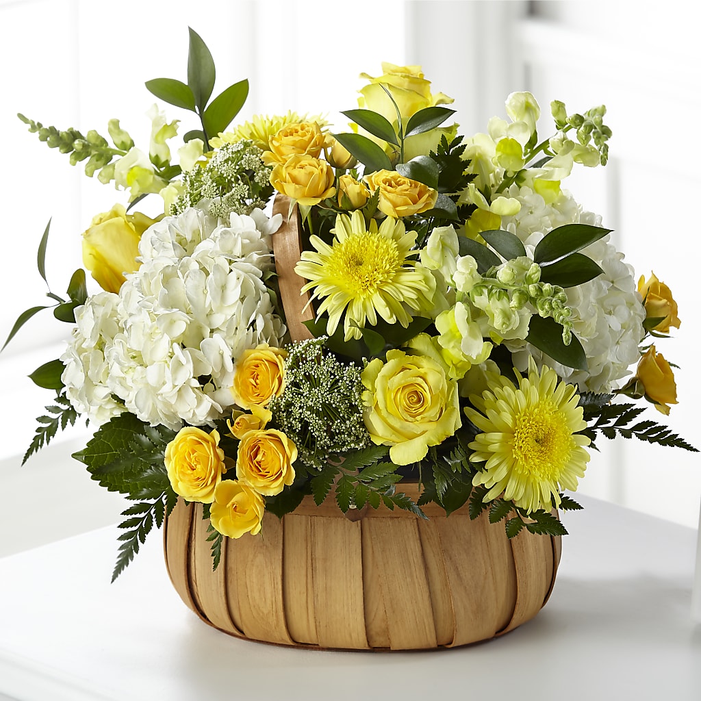 Rustic Remembrance Basket – La Fleur Bijou, Fort Lauderdale FL