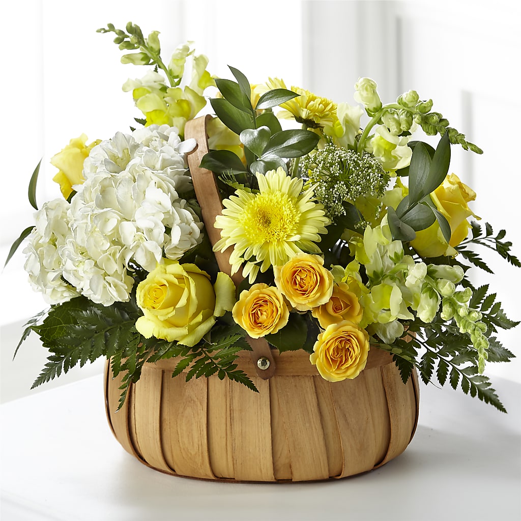Rustic Remembrance Basket – La Fleur Bijou, Fort Lauderdale FL