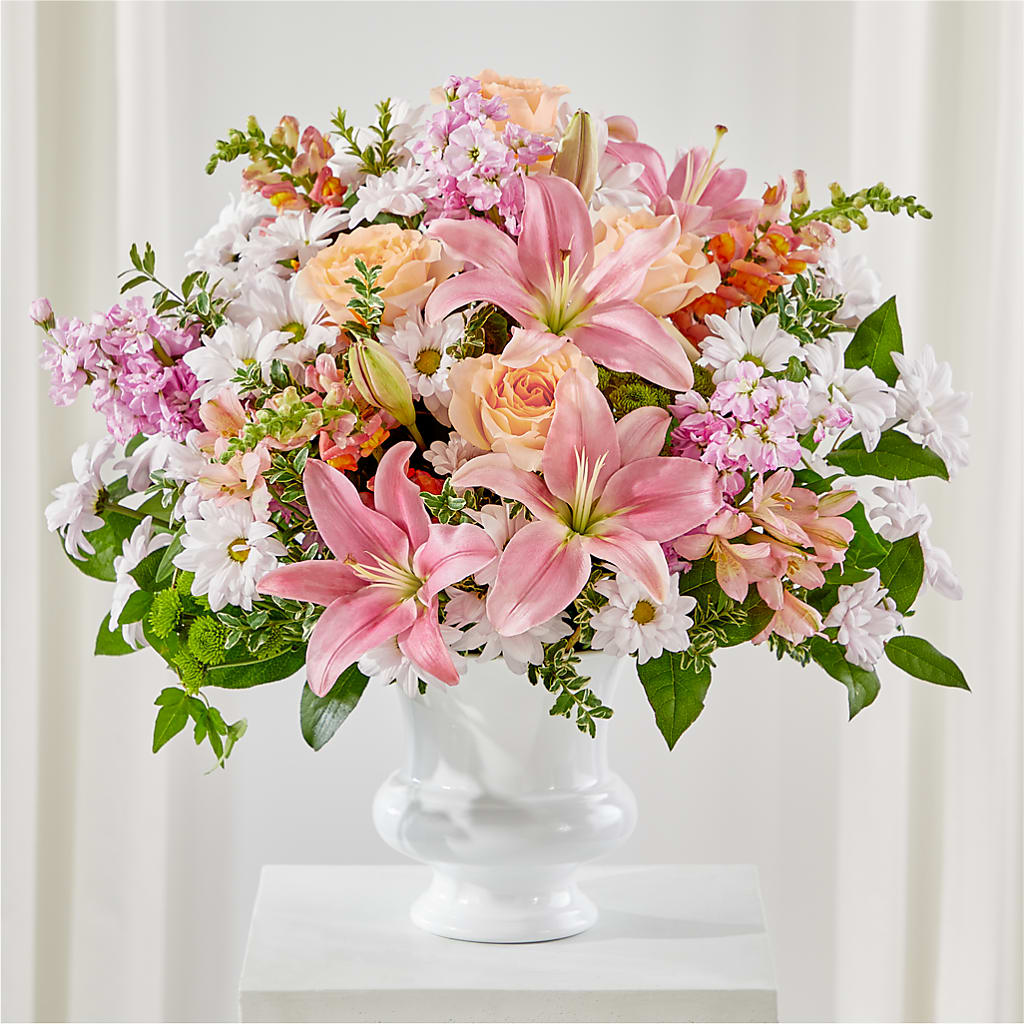 Heartfelt Gesture Urn Arrangement – La Fleur Bijou, Fort Lauderdale FL