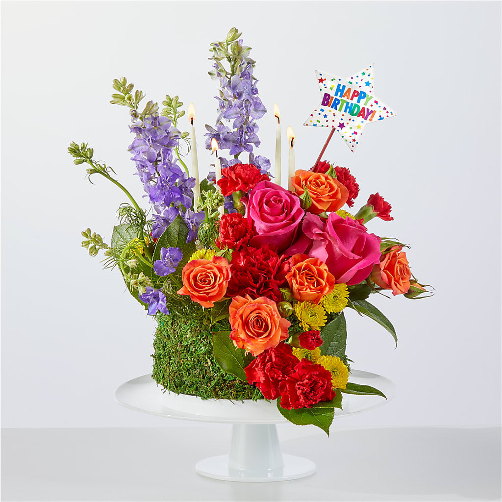 Best Year Yet Floral Cake – La Fleur Bijou, Fort Lauderdale FL