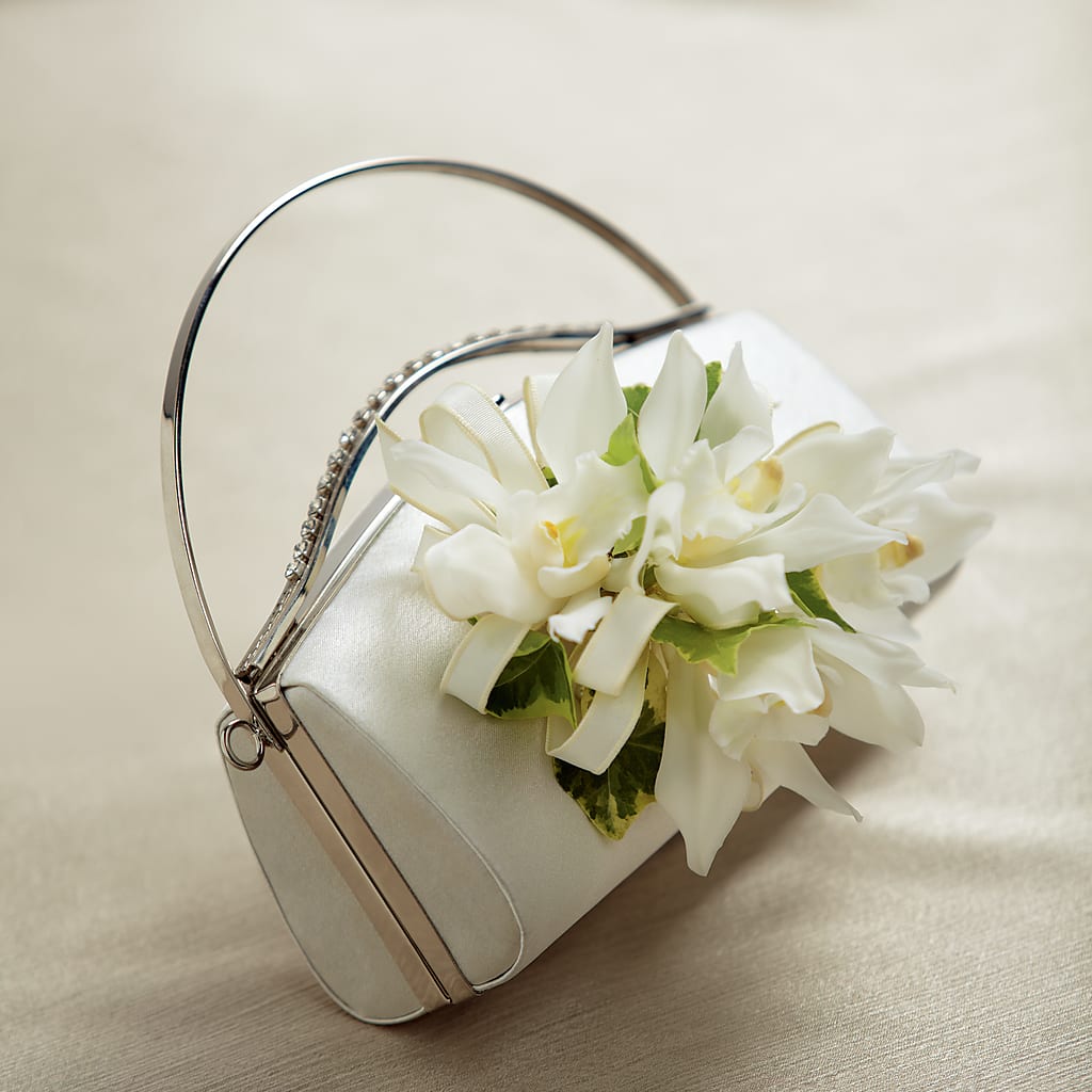 White Purse Decor – La Fleur Bijou, Fort Lauderdale FL
