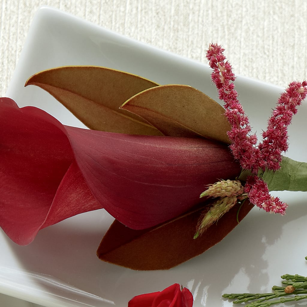 Red Calla Boutonniere – La Fleur Bijou, Fort Lauderdale FL