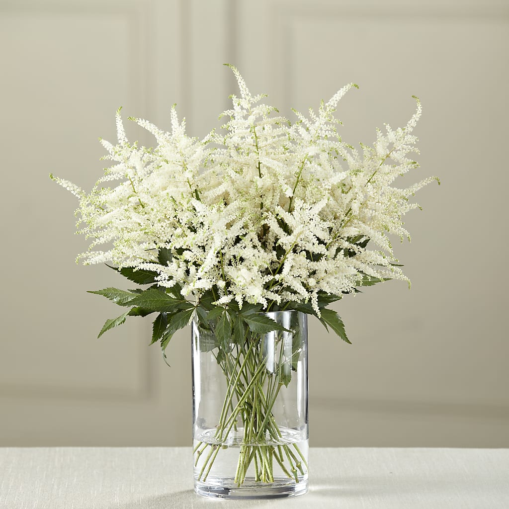 White Astilbe Bouquet – La Fleur Bijou, Fort Lauderdale FL