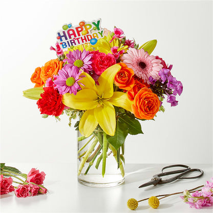 Cue the Confetti - A Florist Original –  La Fleur Bijou, Fort Lauderdale FL