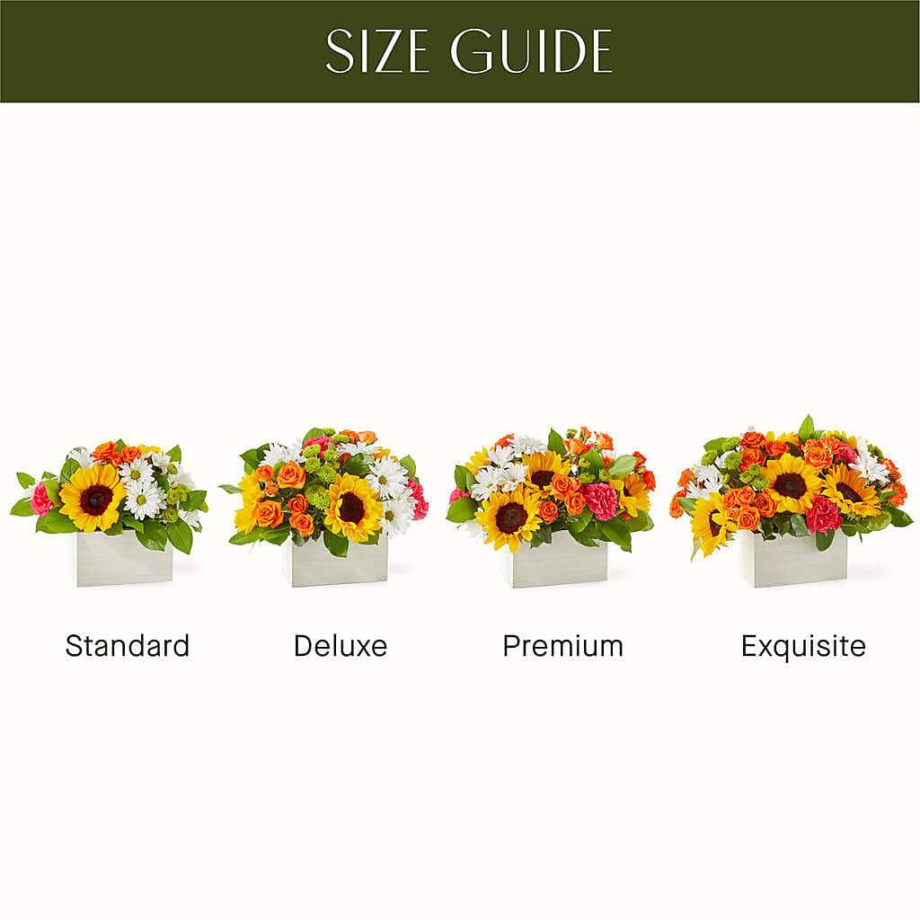 Sun-drenched Blooms Box Bouquet –  La Fleur Bijou, Fort Lauderdale FL