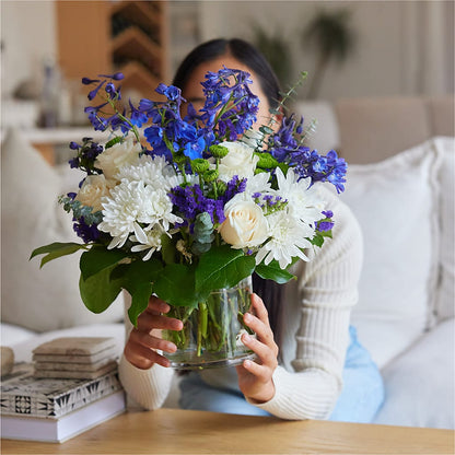 Cerulean Waves Bouquet –  La Fleur Bijou, Fort Lauderdale FL