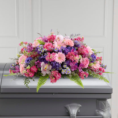 Glorious Garden Casket Spray –  La Fleur Bijou, Fort Lauderdale FL