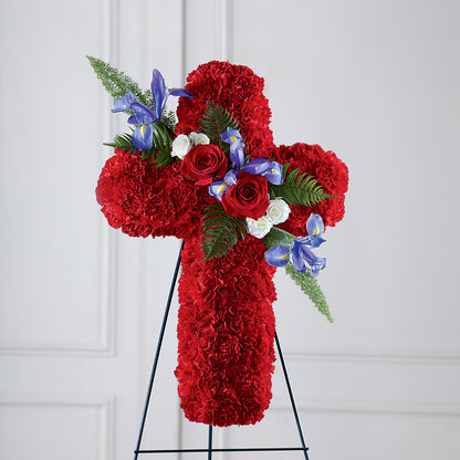 Faithful Hero Floral Cross –  La Fleur Bijou, Fort Lauderdale FL