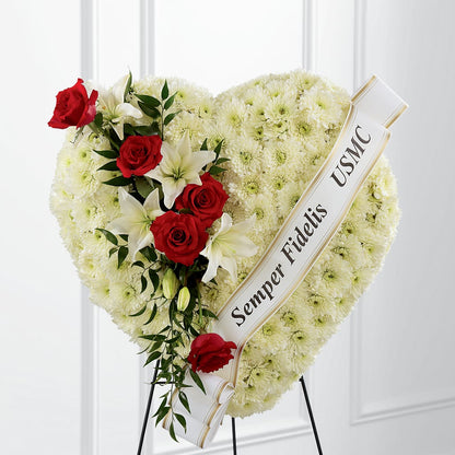 Heartfelt Hero Standing Heart –  La Fleur Bijou, Fort Lauderdale FL