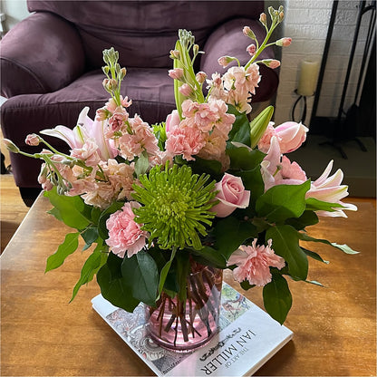 Pretty in Pink Bouquet –  La Fleur Bijou, Fort Lauderdale FL