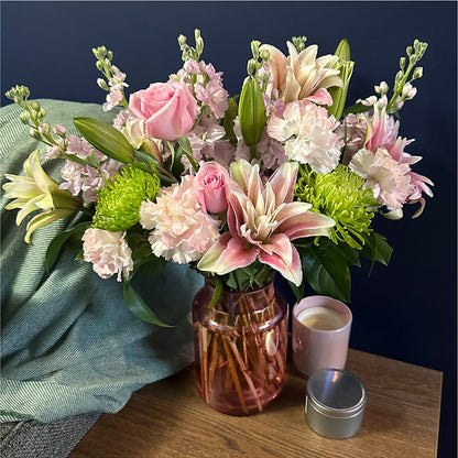 Pretty in Pink Bouquet –  La Fleur Bijou, Fort Lauderdale FL