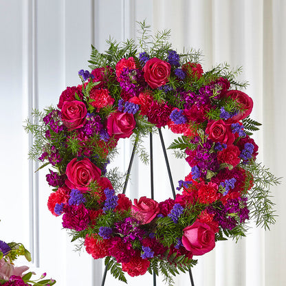 Calming Colors Wreath –  La Fleur Bijou, Fort Lauderdale FL