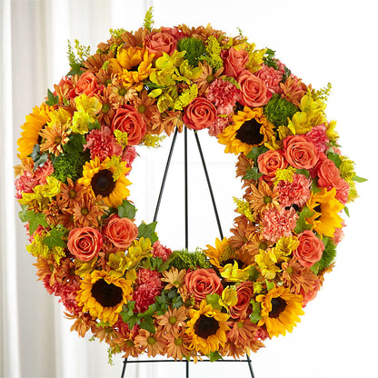 Autumnal Memories Wreath (Standard) –  La Fleur Bijou, Fort Lauderdale FL