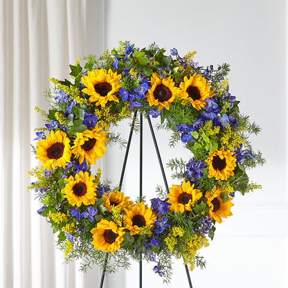 Bright Rays Wreath –  La Fleur Bijou, Fort Lauderdale FL