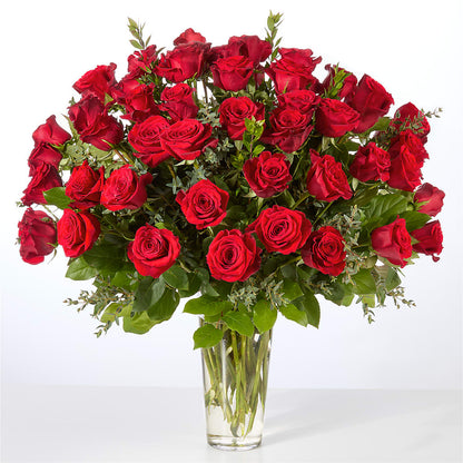 Forever Yours Fifty Stem Red Rose Bouquet –  La Fleur Bijou, Fort Lauderdale FL