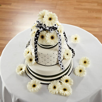 Simple Sophistication Cake Décor –  La Fleur Bijou, Fort Lauderdale FL