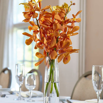 Orange Mokara Bud Vase –  La Fleur Bijou, Fort Lauderdale FL