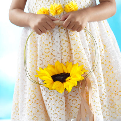 Sweet Sunshine Flower Girl Bouquet –  La Fleur Bijou, Fort Lauderdale FL